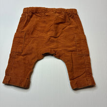 Load image into Gallery viewer, Unisex Baby Berry, corduroy cotton pants, elasticated, EUC, size 00,  