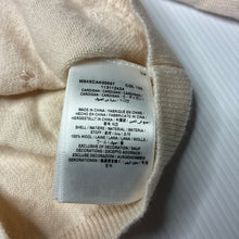 Load image into Gallery viewer, Girls Bonpoint, embroidered knitted merino wool cardigan, armpit to armpit: 25cm, shoulder to cuff: 24cm, EUC, size 0-1,  