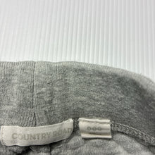 Load image into Gallery viewer, Unisex Country Road, grey marle quilted bottoms / pants, small light mark, FUC, size 000,  
