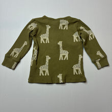 Load image into Gallery viewer, Unisex Target, ribbed organic cotton blend long sleeve top, GUC, size 0,  