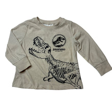 Load image into Gallery viewer, Boys Jurassic World, long sleeve pyjama top, dinosaur, EUC, size 2,  