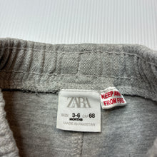 Load image into Gallery viewer, Boys Zara, grey marle casual pants, elasticated, GUC, size 00,  