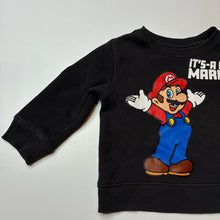 Load image into Gallery viewer, Boys Nintendo, Super Mario fleece lined sweater / jumper, GUC, size 2,  