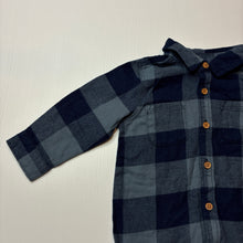 Load image into Gallery viewer, Boys Target, checked cotton long sleeve shirt, GUC, size 0,  