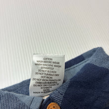 Load image into Gallery viewer, Boys Target, checked cotton long sleeve shirt, GUC, size 0,  
