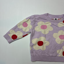 Load image into Gallery viewer, Girls Dymples, knitted cotton sweater / jumper, FUC, size 0,  