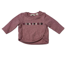 Load image into Gallery viewer, Girls Country Road, embroidered cotton sweater / jumper, GUC, size 000,  
