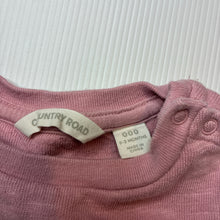 Load image into Gallery viewer, Girls Country Road, embroidered cotton sweater / jumper, GUC, size 000,  