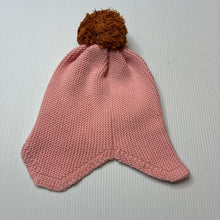 Load image into Gallery viewer, Girls Seed, knitted cotton hat / beanie, GUC, size 0000,  
