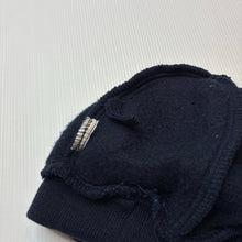 Load image into Gallery viewer, Boys navy, fleece lined hat / beanie, EUC, size 00-0,  