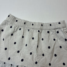 Load image into Gallery viewer, Girls Target, viscose / linen skirt, elasticated, L: 34cm, FUC, size 7,  
