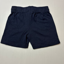Load image into Gallery viewer, Boys Tilt, navy cotton shorts, elasticated, GUC, size 4,  