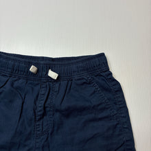 Load image into Gallery viewer, Boys Anko, navy cotton shorts, elasticated, FUC, size 8,  
