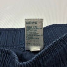 Load image into Gallery viewer, Boys Anko, navy cotton shorts, elasticated, FUC, size 8,  