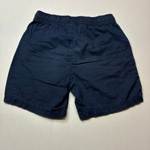 Load image into Gallery viewer, Boys Anko, navy cotton shorts, elasticated, FUC, size 8,  