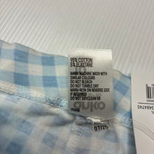 Load image into Gallery viewer, Girls Anko, blue check bike shorts, elasticated, NEW, size 10,  