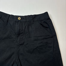 Load image into Gallery viewer, Boys KID, black stretch cotton shorts, elasticated, EUC, size 12,  