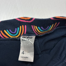 Load image into Gallery viewer, Girls Anko, cotton skirt, built-in shorts, elasticated, GUC, size 4,  