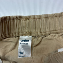 Load image into Gallery viewer, Boys Anko, lightweight cotton shorts, elasticated, EUC, size 14,  