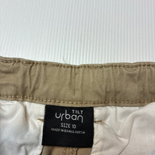 Load image into Gallery viewer, Boys Urban, stretch cotton chino shorts, adjustable, GUC, size 10,  
