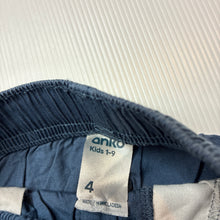 Load image into Gallery viewer, Boys Anko, lightweight cotton shorts, elasticated, FUC, size 4,  
