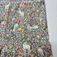 Load image into Gallery viewer, Girls Cotton On, floral bike shorts, unicorns, FUC, size 9-10,  