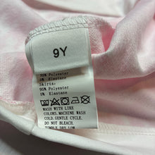 Load image into Gallery viewer, Girls lightweight, pink &amp; white skirt, elasticated, EUC, size 9,  