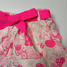 Load image into Gallery viewer, Girls Target, pink &amp; white viscose shorts, elasticated, cats, EUC, size 7,  