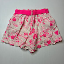 Load image into Gallery viewer, Girls Target, pink &amp; white viscose shorts, elasticated, cats, EUC, size 7,  