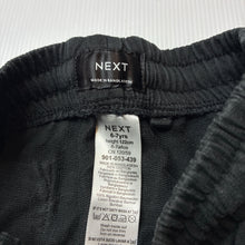 Load image into Gallery viewer, Boys Next, black cotton shorts, elasticated, GUC, size 6-7,  