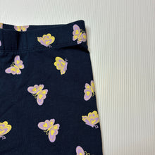 Load image into Gallery viewer, Girls Anko, navy stretchy bike shorts, butterflies, EUC, size 8,  