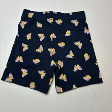 Load image into Gallery viewer, Girls Anko, navy stretchy bike shorts, butterflies, EUC, size 8,  