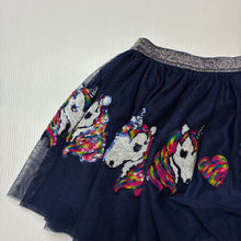 Load image into Gallery viewer, Girls Target, cotton lined tulle &amp; sequin skirt, elasticated, FUC, size 4,  