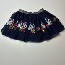 Load image into Gallery viewer, Girls Target, cotton lined tulle &amp; sequin skirt, elasticated, FUC, size 4,  