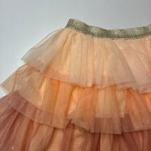 Load image into Gallery viewer, Girls Target, cotton lined tiered tulle skirt, elasticated, EUC, size 7,  