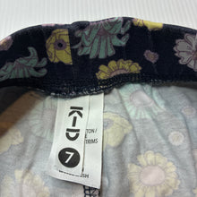 Load image into Gallery viewer, Girls KID, organic cotton blend bike shorts, wash fade, FUC, size 7,  