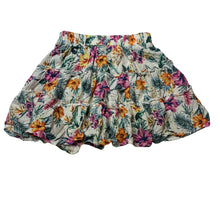 Load image into Gallery viewer, Girls Piping Hot, floral viscose skirt, elasticated, GUC, size 7,  
