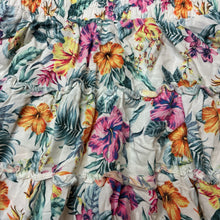 Load image into Gallery viewer, Girls Piping Hot, floral viscose skirt, elasticated, GUC, size 7,  