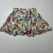 Load image into Gallery viewer, Girls Piping Hot, floral viscose skirt, elasticated, GUC, size 7,  
