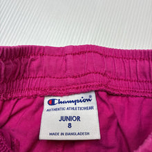 Load image into Gallery viewer, Girls Champion, Authentic cotton shorts, elasticated, GUC, size 8,  