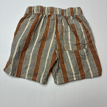 Load image into Gallery viewer, Boys H&amp;M, striped cotton / linen shorts, elasticated, FUC, size 3,  