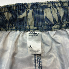 Load image into Gallery viewer, Boys Anko, lightweight board shorts, elasticated, GUC, size 8,  