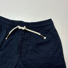 Load image into Gallery viewer, Boys Milkshake, navy cotton shorts, elasticated, wash fade, FUC, size 4,  