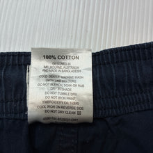 Load image into Gallery viewer, Boys Milkshake, navy cotton shorts, elasticated, wash fade, FUC, size 4,  
