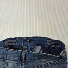 Load image into Gallery viewer, Boys Cotton On, blue stretch denim shorts, adjustable, FUC, size 4,  