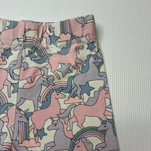 Load image into Gallery viewer, Girls Cotton On, stretchy bike shorts, unicorns, GUC, size 8,  