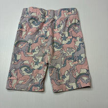 Load image into Gallery viewer, Girls Cotton On, stretchy bike shorts, unicorns, GUC, size 8,  