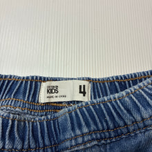 Load image into Gallery viewer, Boys Cotton On, soft feel denim shorts, elasticated, EUC, size 4,  