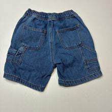 Load image into Gallery viewer, Boys Cotton On, soft feel denim shorts, elasticated, EUC, size 4,  
