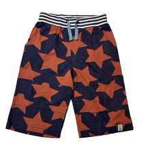 Load image into Gallery viewer, Boys Lilly + Sid, organic cotton shorts, elasticated, FUC, size 4-5,  
